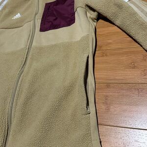 Adidas fleece jacket (L)